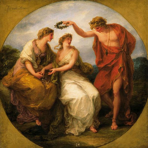 Angelica Kauffmann Beauty Directed by Prudence, Wreathed by Perfection